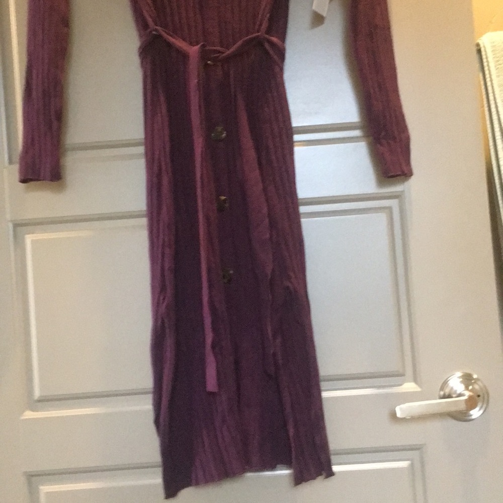 Women’s Ribbed Duster Sweater size Small(4/6) - Picture 5 of 6